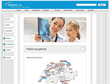 Tablet Screenshot of medizin.ch